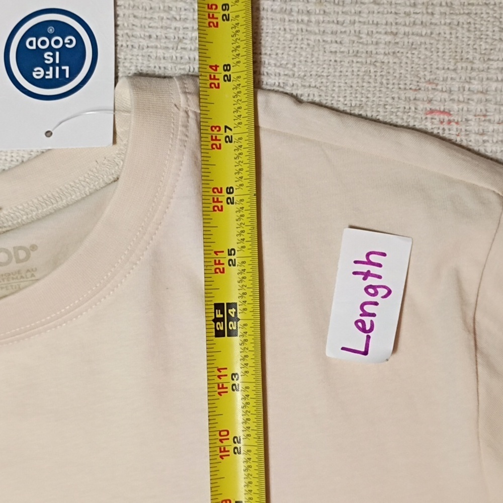 NWT Life Is Good Putty White Jack And Rocket Be The Person Tee Size Small Cotton - Picture 8 of 8